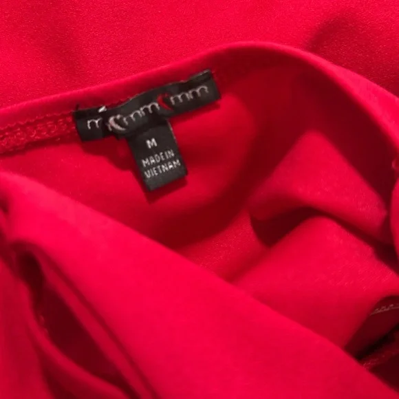 Chic Scarlet Jumpsuit - Picture 2 of 10